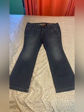 Torrid Dark Wash Women's amid Rise  Slim Boot - NWT 18S